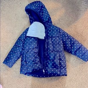 Little girls coat/hat